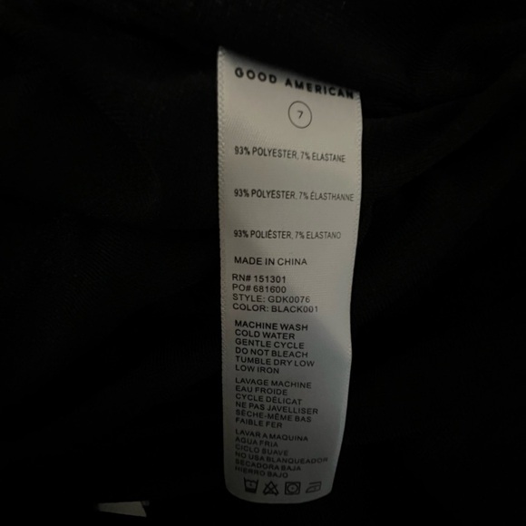 NWT GOOD AMERICAN Shimmer Wrap Dress - Picture 10 of 11